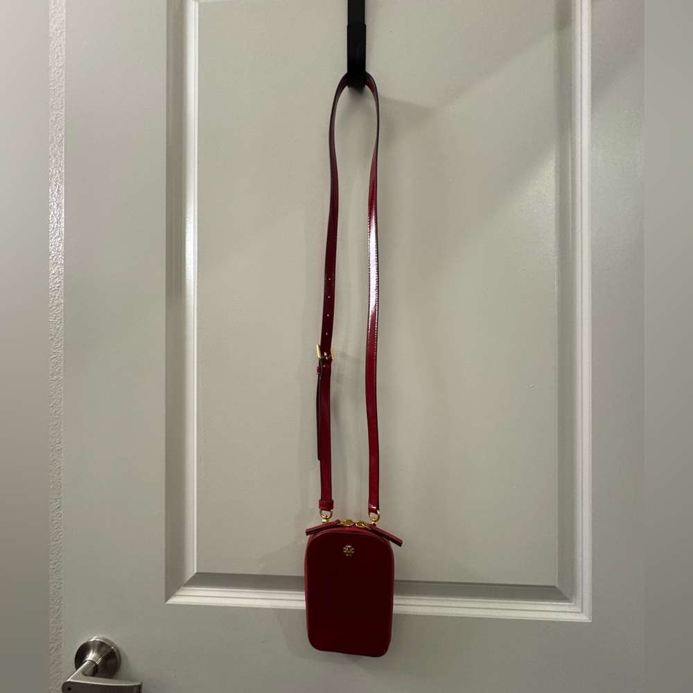 Tory Burch Deep Red Crossbody Phone holder - Picture 6 of 13